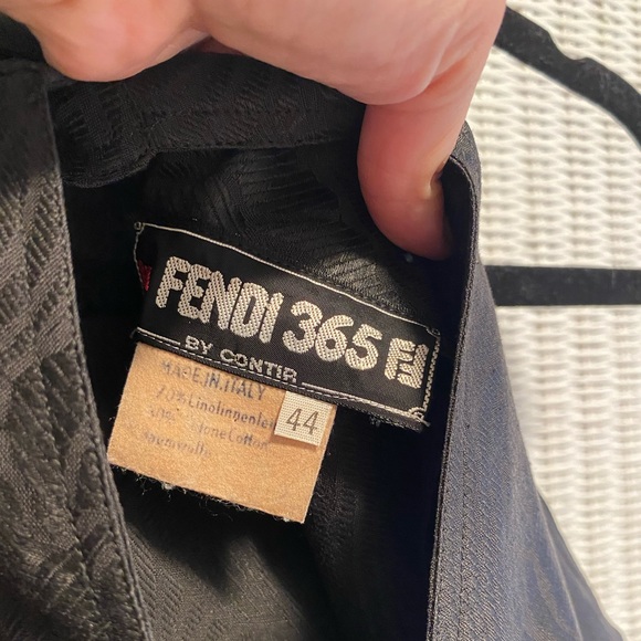 Vintage Fendi Black Rose Embroidered Formal Gown - Picture 6 of 14